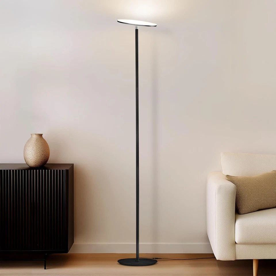 Brightech Sky LED Torchiere Super Bright Floor Lamp - Contemporary, High Lumen L - Image 2 of 4