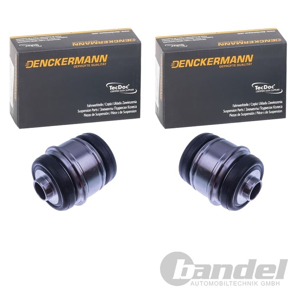 2X Denckermann Querlenkerlager Buchse Hinten Unten Passend FüR BMW 5 6 7 X5-image