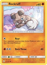 Rockruff SM - Cosmic Eclipse 123/236 NM Pokemon