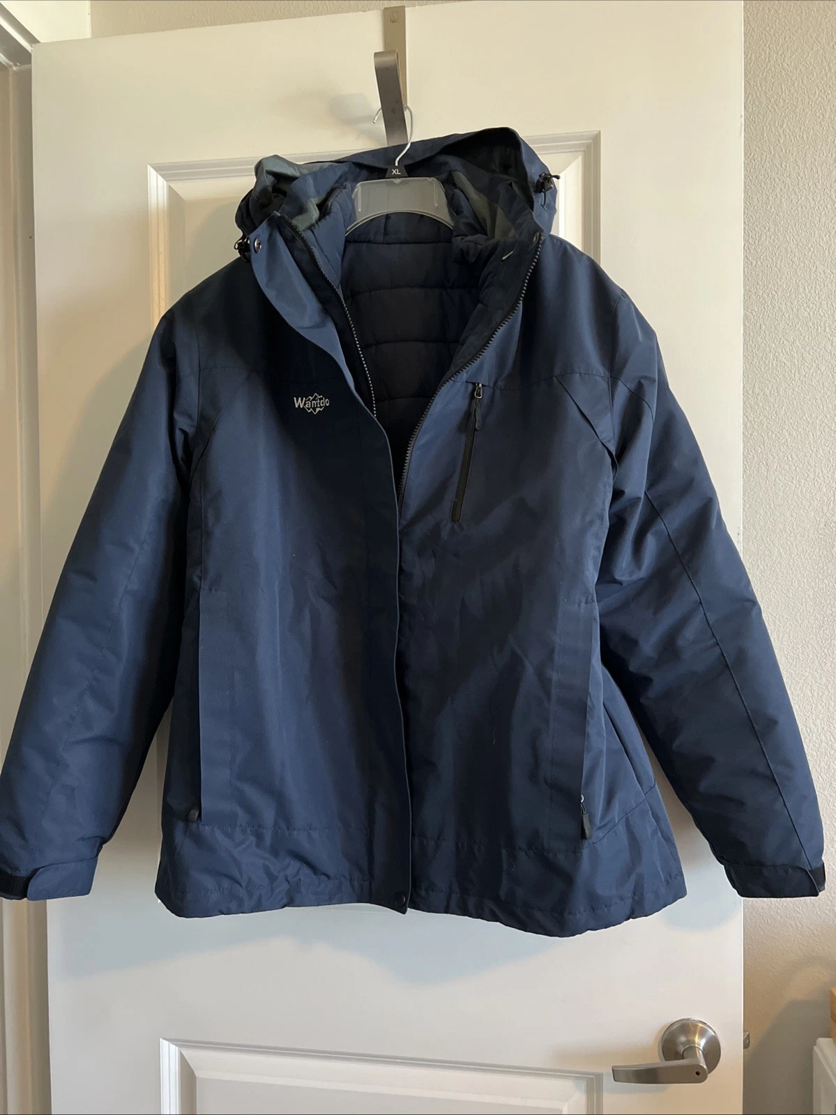 Wantdo Men’s Waterproof Winter Coat With Removable Inside Puffer Jacket—Navy XL
Opens in a new windo