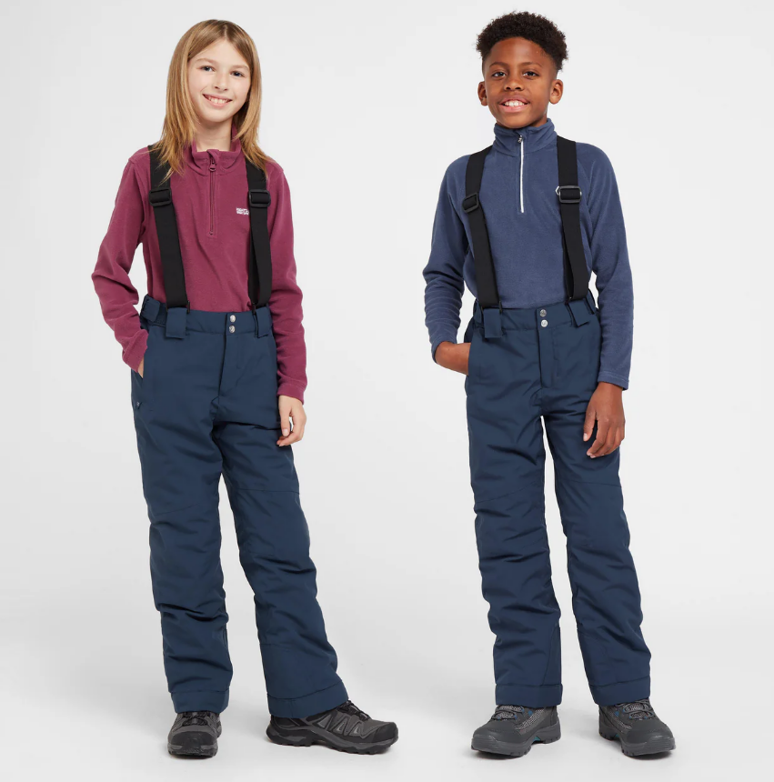 Dare 2b Kids Outmove II Waterproof Reflective Ski Skiing Pants Dark Denim 3-4 Yr