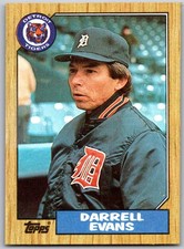 ⚾ 1987 Topps #265 Darrell Evans Detroit Tigers