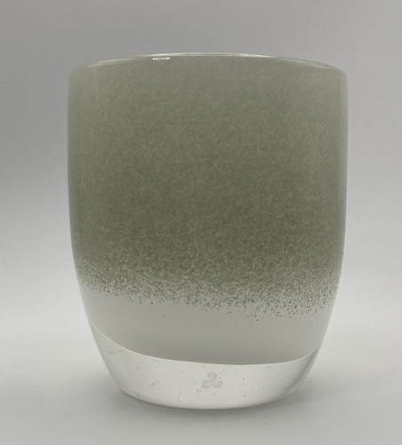 Glassybaby “To The Moon” Hand Blown Art Glass Votive Candle Holder No Box