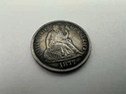1877-S Seated Liberty Silver Dime Nice Color and Details -C121