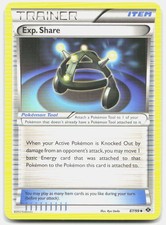 Next Destinies Exp. Share 87/99 Moderately Played Pokemon UC Tcg Card