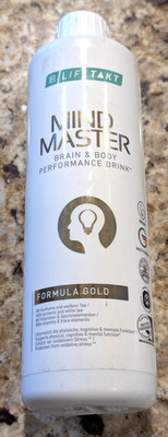 LR Lifetakt Mind Master Performance Drink Formula Gold 16.9 oz exp: 07/26