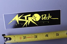 Astro Deck Traction Herbie Fletcher 80's Yellow Surf V2B Vintage Surfing STICKER
