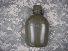NEW, US 1 QUART COLLAPSIBLE PLASTIC CANTEEN, OD GREEN