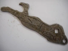 COKE COCA COLA BASEBALL PLAYER BOTTLE OPENER CANTON CITY OHIO BEER SODA POP