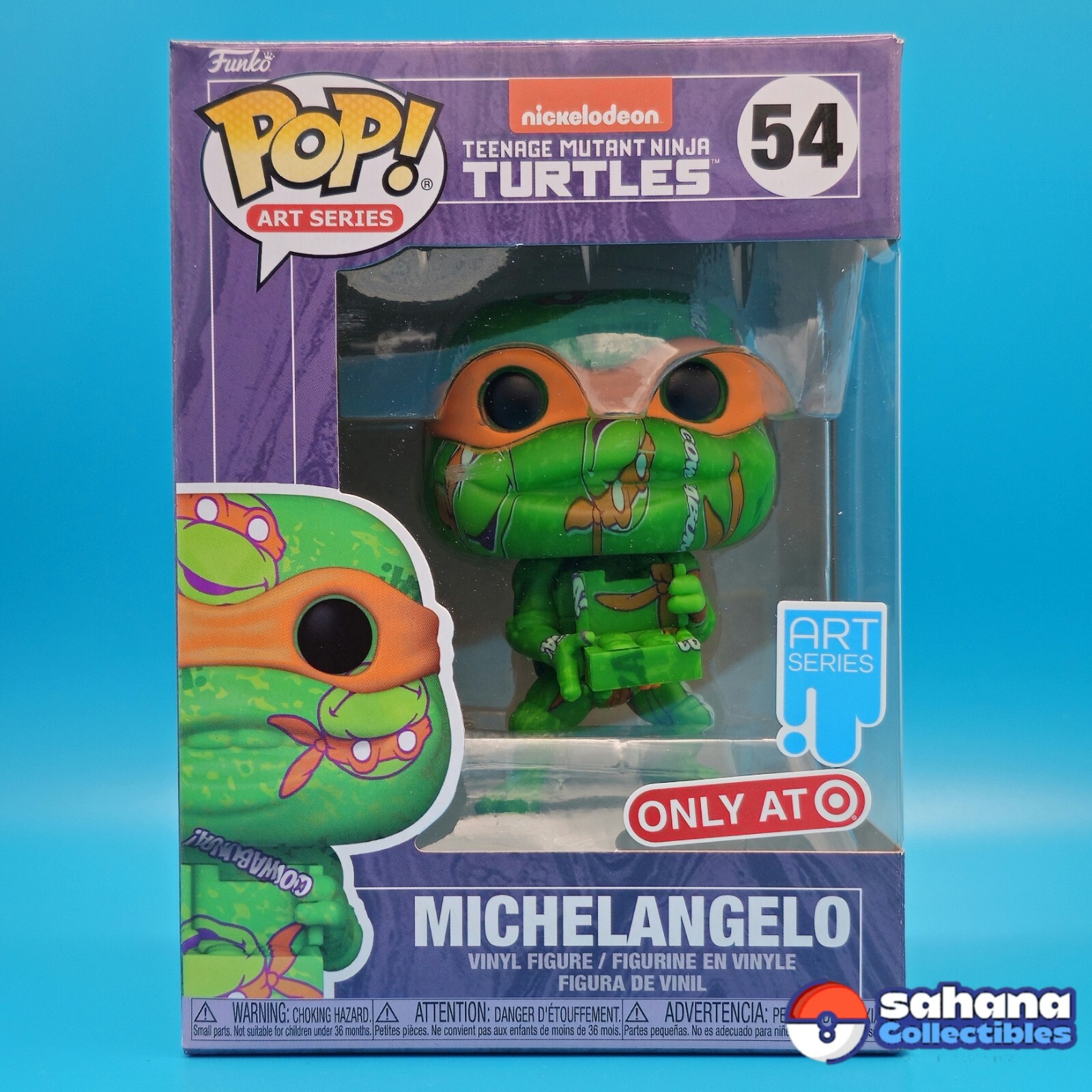 Sale Funko Pop #54 Michelangelo Tmnt Teenage Mutant Ninja Turtles Art Series Special