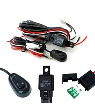 Universal Fit Relay Harness Wire Kit with LED Light On/Off Switch Compatible wit