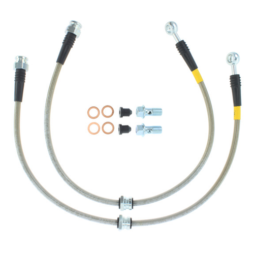 StopTech Front Stainless Steel Brake Lines For Mitsubishi 06-12 Eclipse Galant - Bild 9 von 12