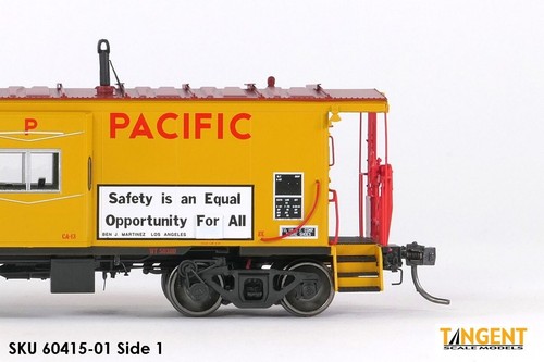 Tangent ~ HO Scale ~Union Pacific ~ICC Rock Island Bay Window Caboose ~ 60415-01 - Picture 4 of 10