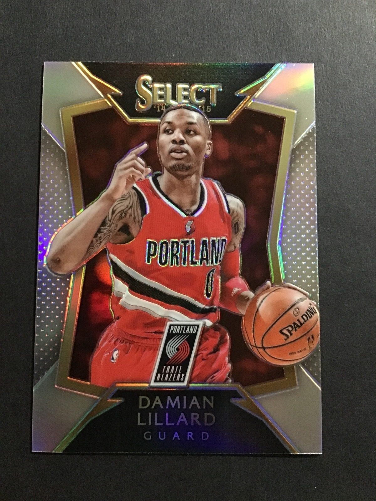 2014-15 Select Concourse SILVER PRIZM  #14 Damian Lillard  - NM-MINT -u86