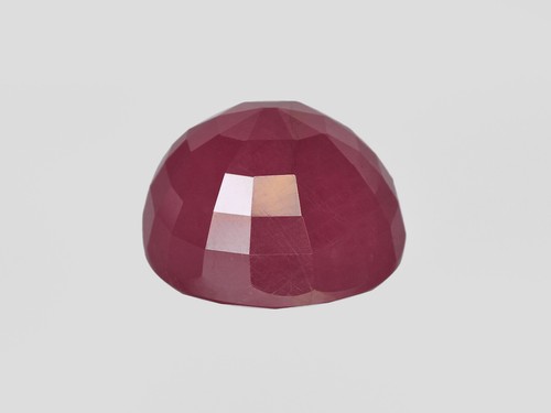 GII Certified GUINEA Ruby 21.85 Cts Natural Untreated Pinkish Red Cushion - Picture 3 of 4
