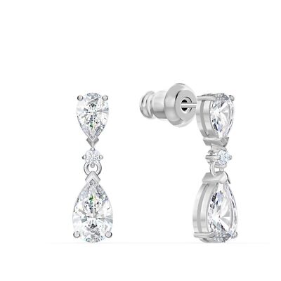 SWAROVSKI TENNIS DELUXE MIXED CUT NECKLACE & EARRING SET
