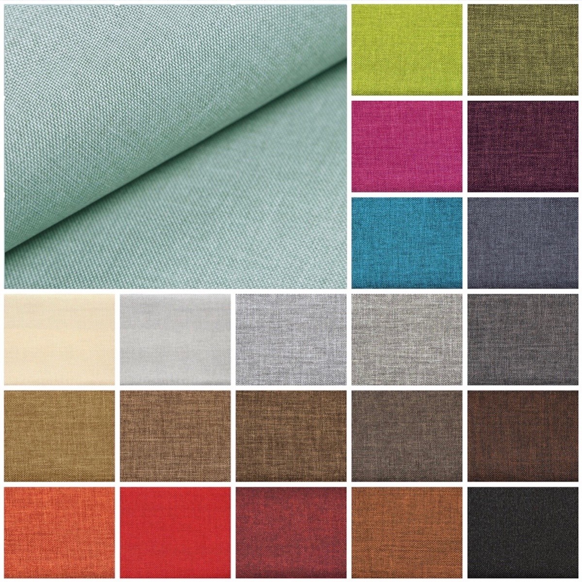 Letto Matrimoniale Contenitore Imbottito ENEA Tessuto Grigio Azzurro - Foto 2