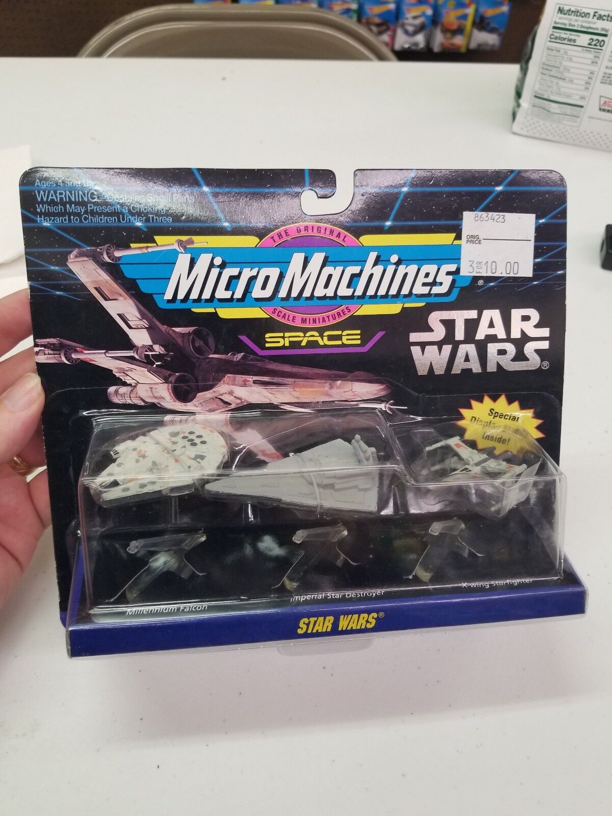 Galoob Micro Machines Space Star Wars Falcon Destroyer X-Wing 1993 #65860 New