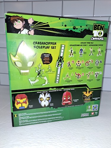 VERY RARE Ben 10 Omniverse Crashhopper roleplay set with figure SEALED NEW - Picture 6 of 14