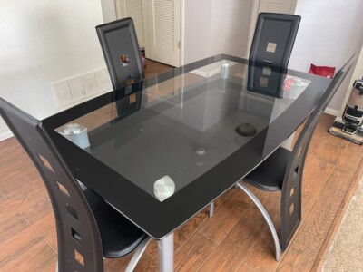 dining table and chairs
