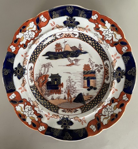 2 Early Masons Ironstone Soup Bowls, Imari Pattern, C 1820 - Picture 4 of 6