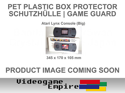 1x Schutzhülle für Atari LYNX Konsole (Big) OVP Verpackung Karton Protector PET