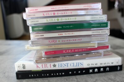 SET x11 KARA Japan CD DVD Girls Forever Girls Talk Best Clips Step