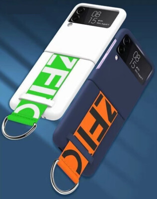 Case mit Band für Samsung Galaxy Z Flip 4 Case Handy Hülle TPU dünn Flip4