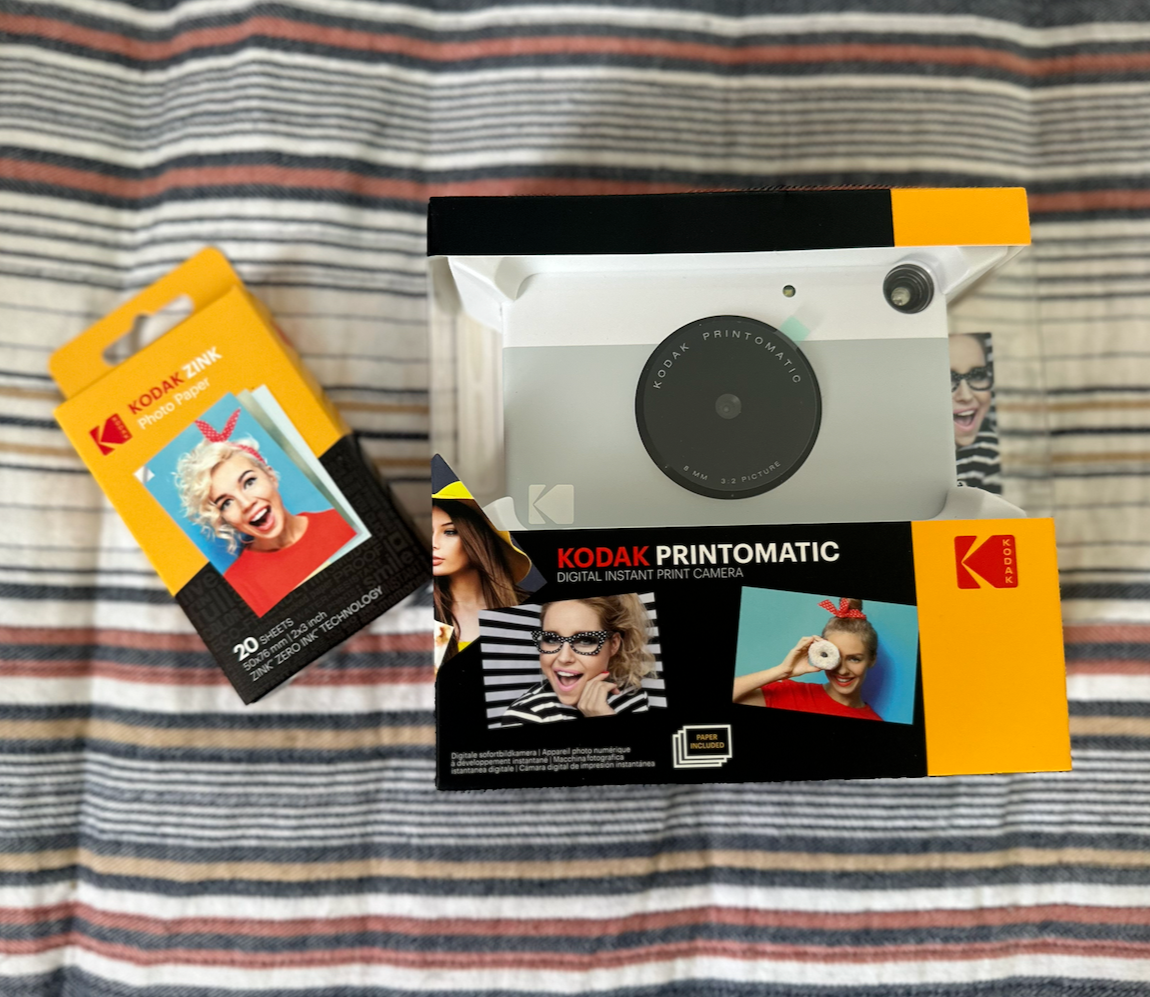 Kodak Printomatic Pack | Digital Instant Print Camera + 1 (20) Photo Paper Pack