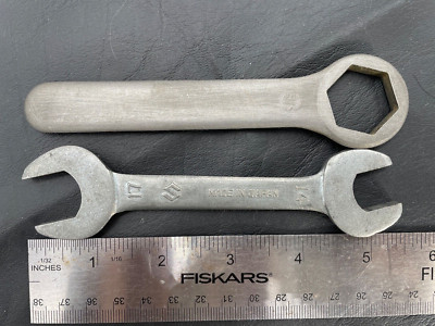 SUZUKI RK WRENCHES METRIC OPEN END BOX 14 17 22 MOTORCYCLE LOT JAPAN 3G1