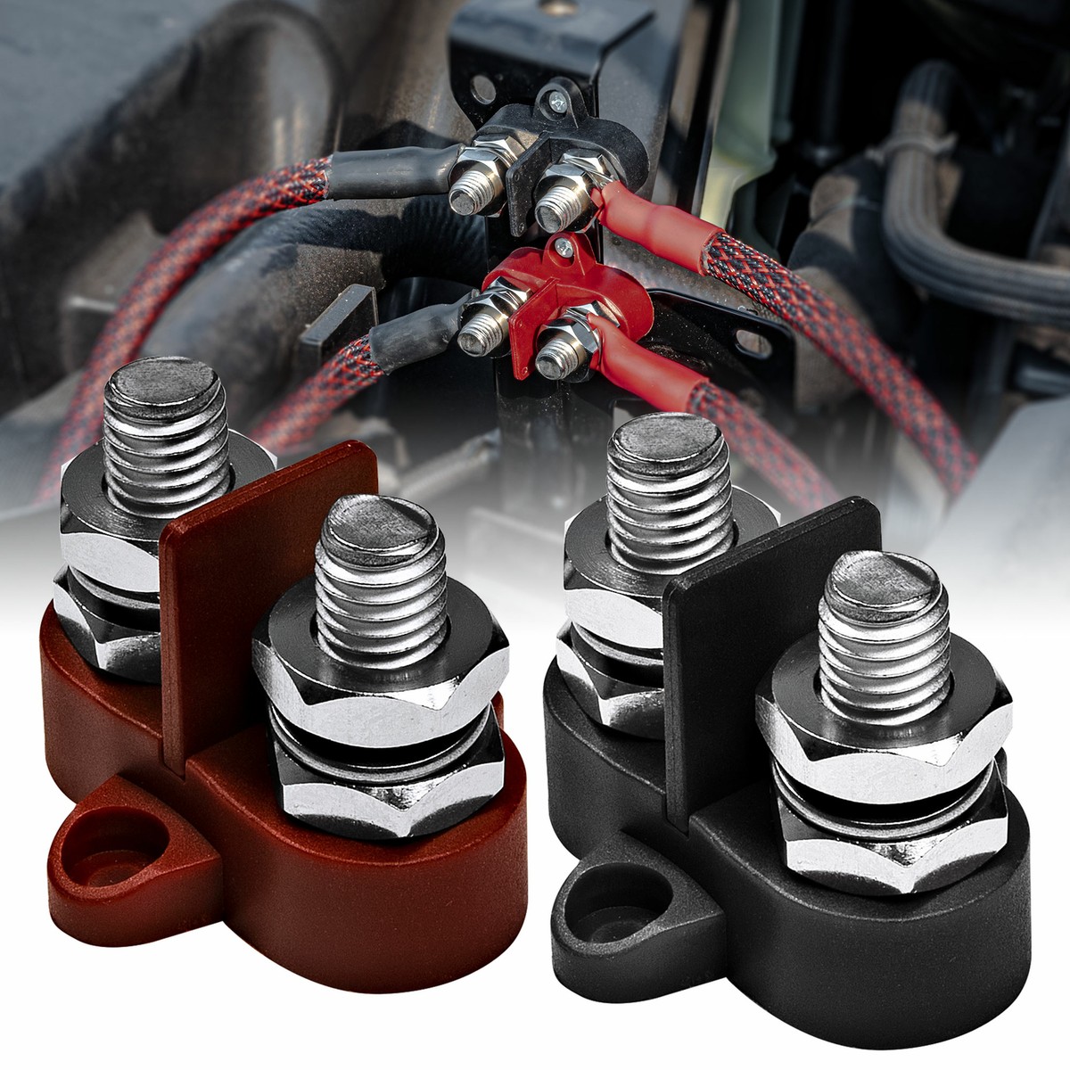 48V DC Max M10 Battery Ground Distribution Terminal Block Stud Junction Post | UK 48V DC Max M10 Battery Ground Distribution Terminal Block Stud Junction Post | UK