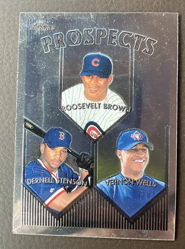 1999 Topps Chrome #436 Vernon Wells Blue Jays Prospects RC NM