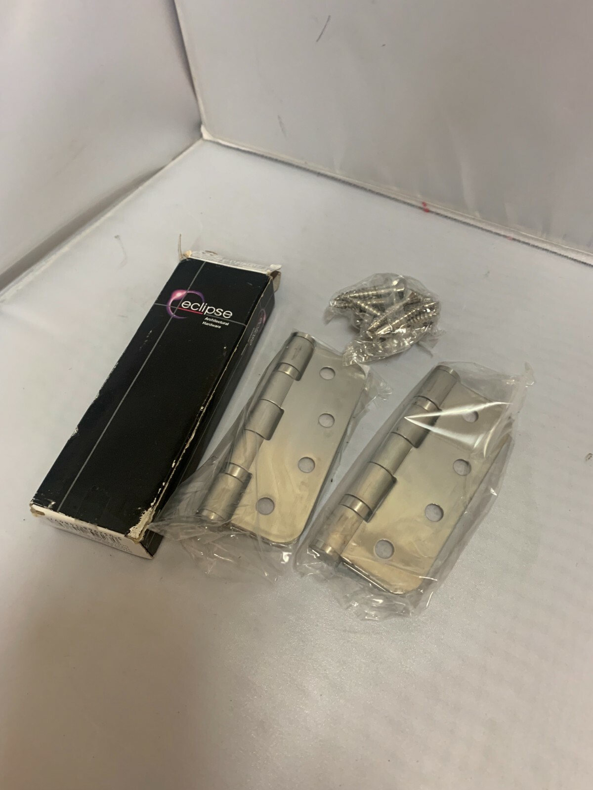 STAINLESS STEEL DOOR HINGE KIT 102 X 76 X 3mm 14869