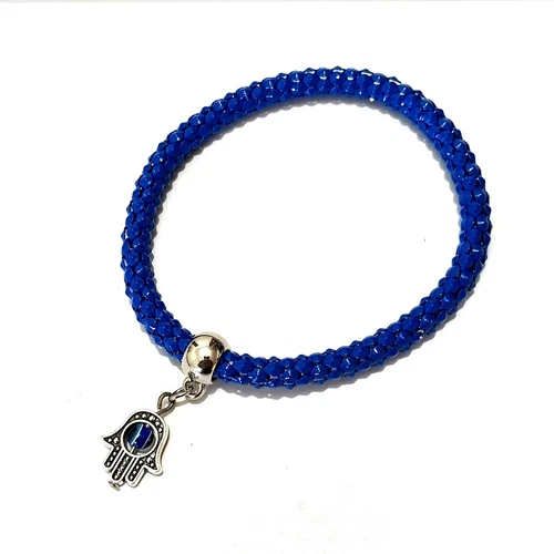 Armband Auge Nazar Perlen Evil Eye Boncugu mavi boncuk Hamsa Hand der Fatima