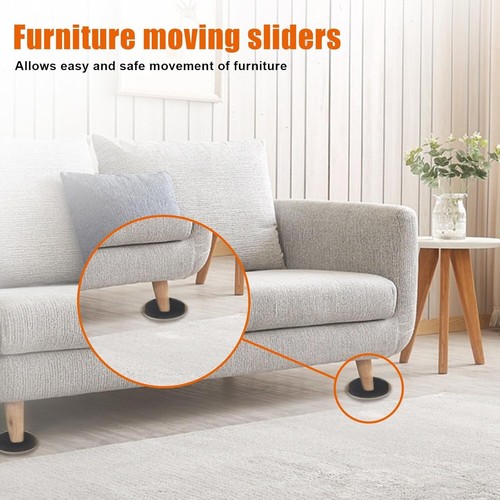 10PCS 3 1/2" Furniture Sliders for Hardwood Floors and Carpet - Picture 6 of 24