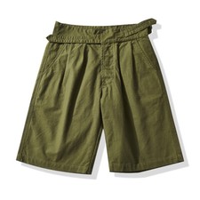 Mens Retro British Gurkha Shorts Bermuda 1941 KD Khaki Shorts Army Green Shorts