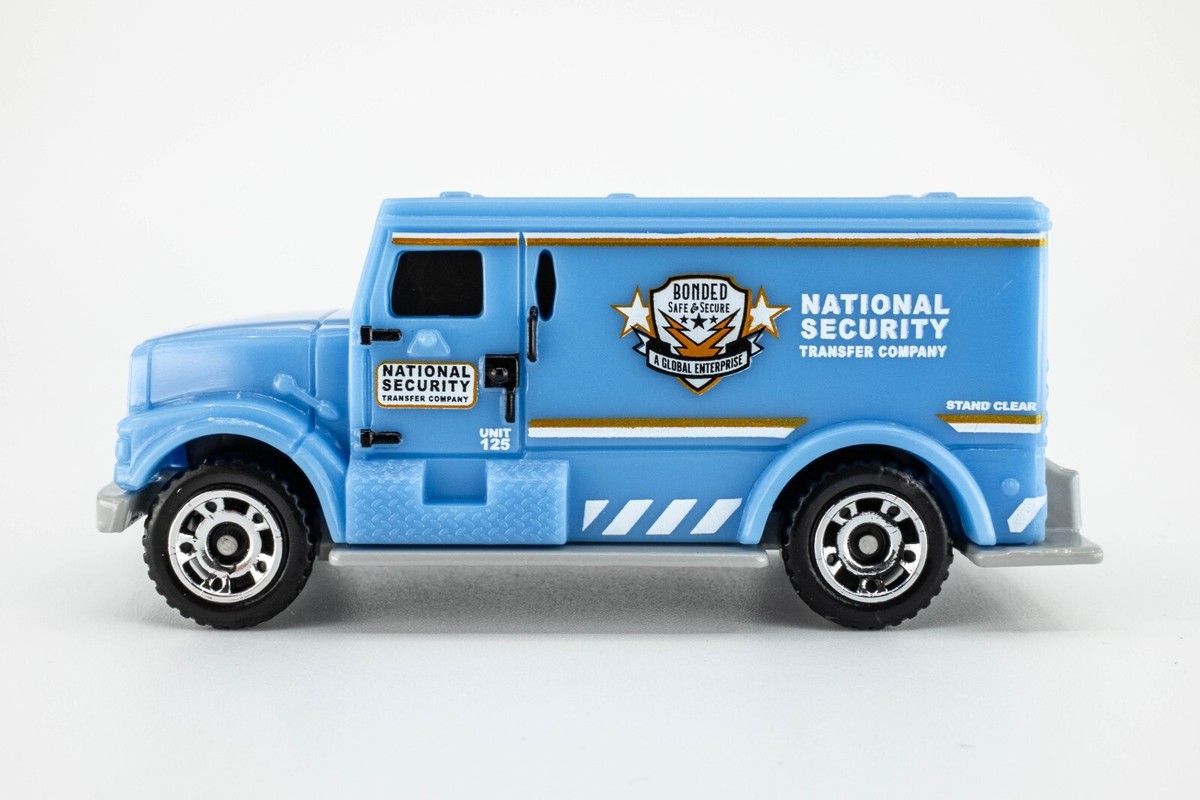 2021 Matchbox #80 International® Armored Truck BLUE | NATIONAL