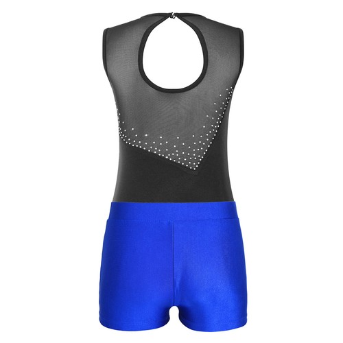 Niñas Trajes de Baile Unitards Ballet Leotardo Boxer Gimnasia Competición Niños - Imagen 34 de 111