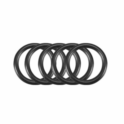 50Pcs Black 10mm x 1.2mm Nitrile Rubber O Ring NBR Oil Sealing Grommets