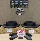 2018-2022 TOYOTA CAMRY L, LE & SE GENUINE REAR BRAKES ROTORS AND TCMC BRAKE PADS