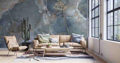 3D Abstract Marble Texture Self-adhesive Removable Wallpaper Murals Wall 14