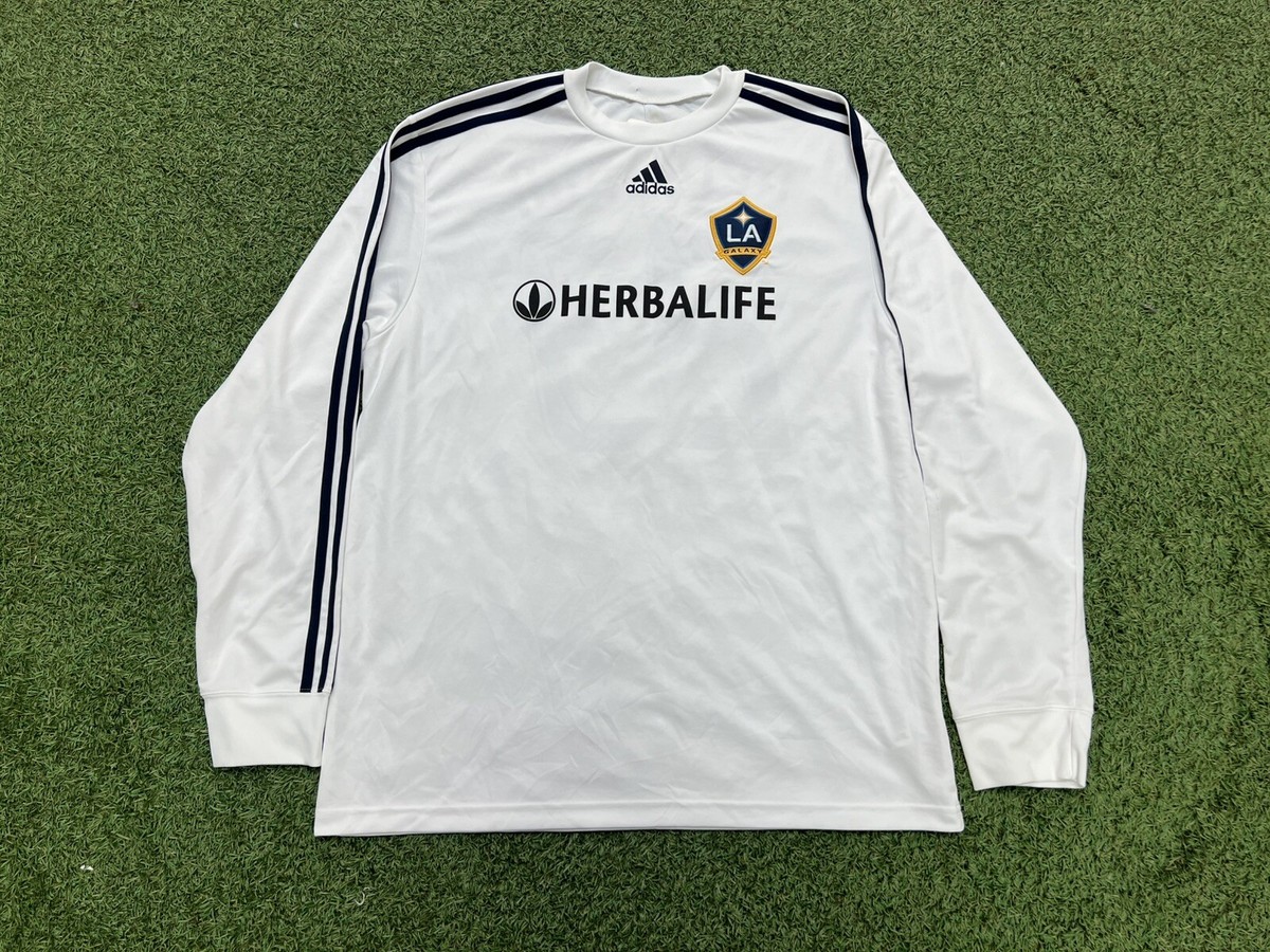 Size Large - Adidas MLS LA Galaxy David Beckham Long Sleeve Size Large - Adidas MLS LA Galaxy David Beckham Long Sleeve