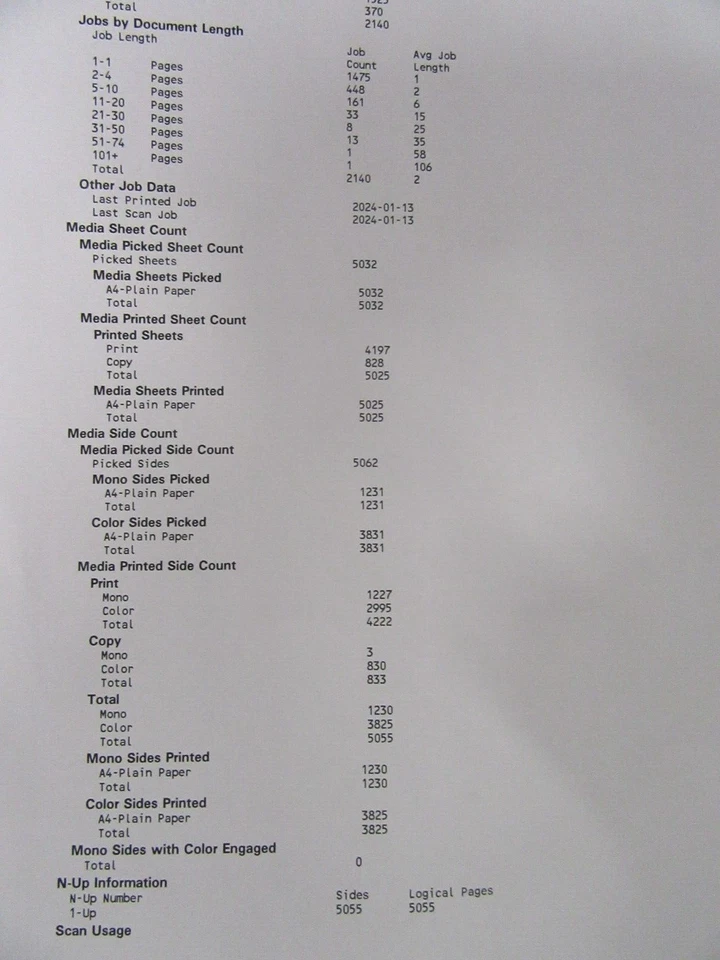 Lexmark CX510de Colour A4 MFP Printer Very Low Count About5K Tonerto70% WARRANTY - Image 4 of 4