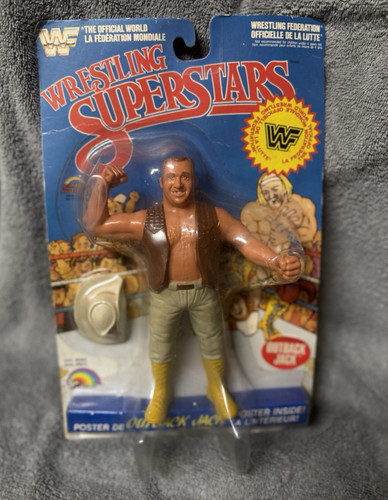 1986 LJN WWF Wrestling superstars Outback Jack Fig...