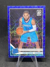 Cody Martin RC 2019-20 Optic Rated Rookie Blue Velocity Prizm Card #181 Hornets. rookie card picture