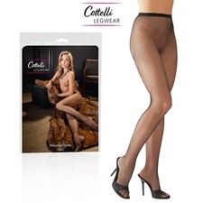 Cottelli Collection Legwear Black Seductive Black Network Tights