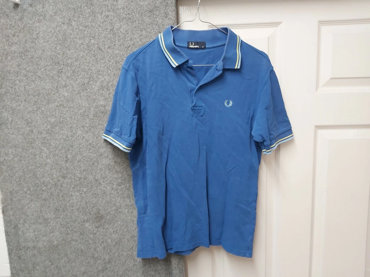 Fred Perry Medium Mens Royal Blue Polo Shirt eBay