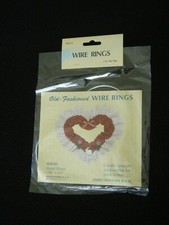 Old-Fashioned Crafts Wire Ring - Heart Shaped WR105 