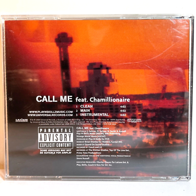 PLAY N SKILLZ: CALL ME (2004) CD Promo Single - Hip-Hop, Rap