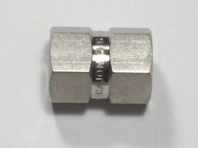 1 - Cajon Swagelok Stainless Steel Pipe Hex Coupling, 1/8'' Female NPT, SS-2-HCG